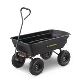 Poly Tray 4-Wheel Garden/Yard Cart, 600-lb Q2B6 - product image 1
