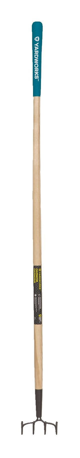 Steel 4-Tine Cultivator, 57-in Wooden Shaft Q5X7 - product image 1