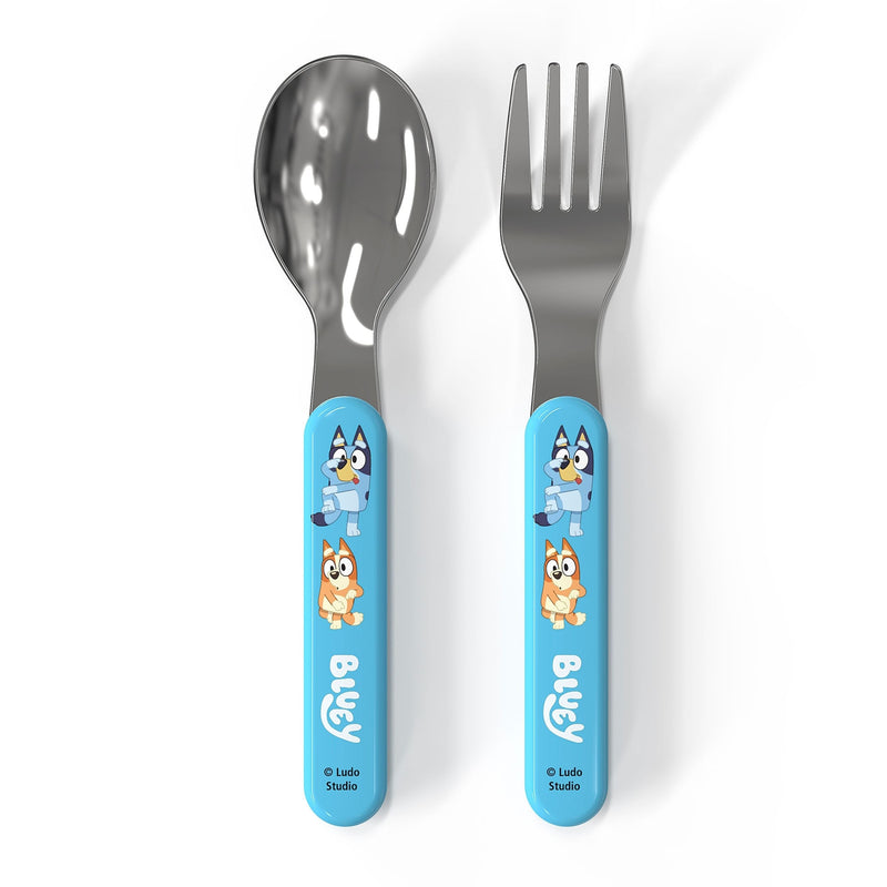 Bluey Flatware Set with Fork & Spoon, 2-Pc Z4J3