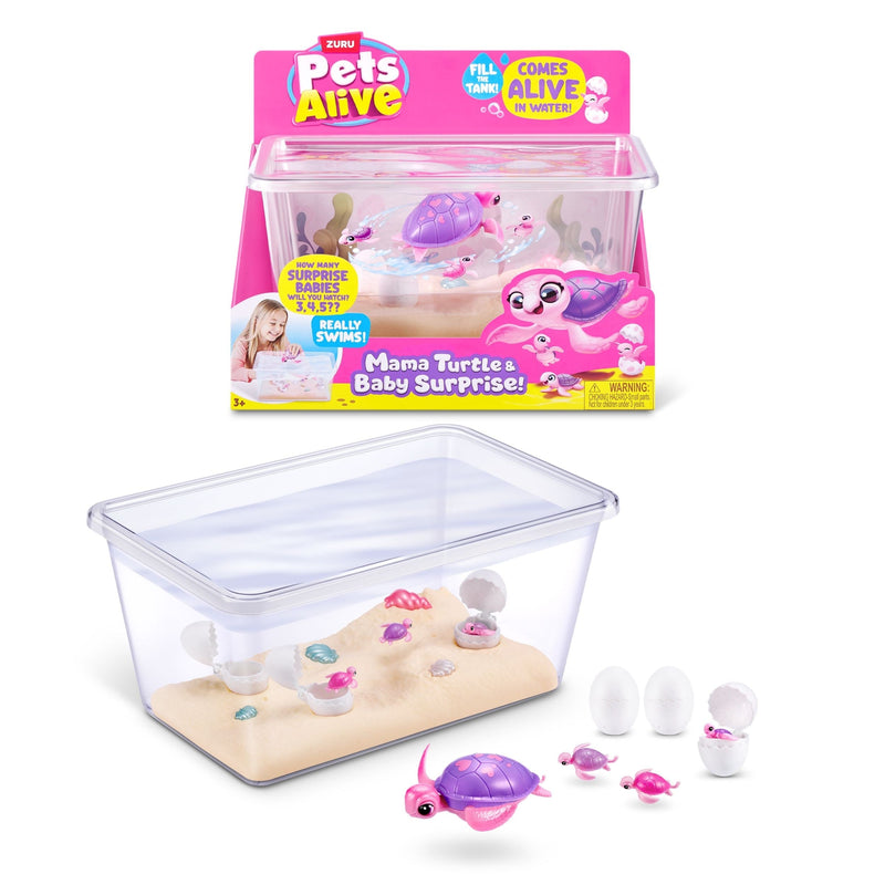 Pets Alive Mama and Turtle Surprise for Ages 3+ Q5H5