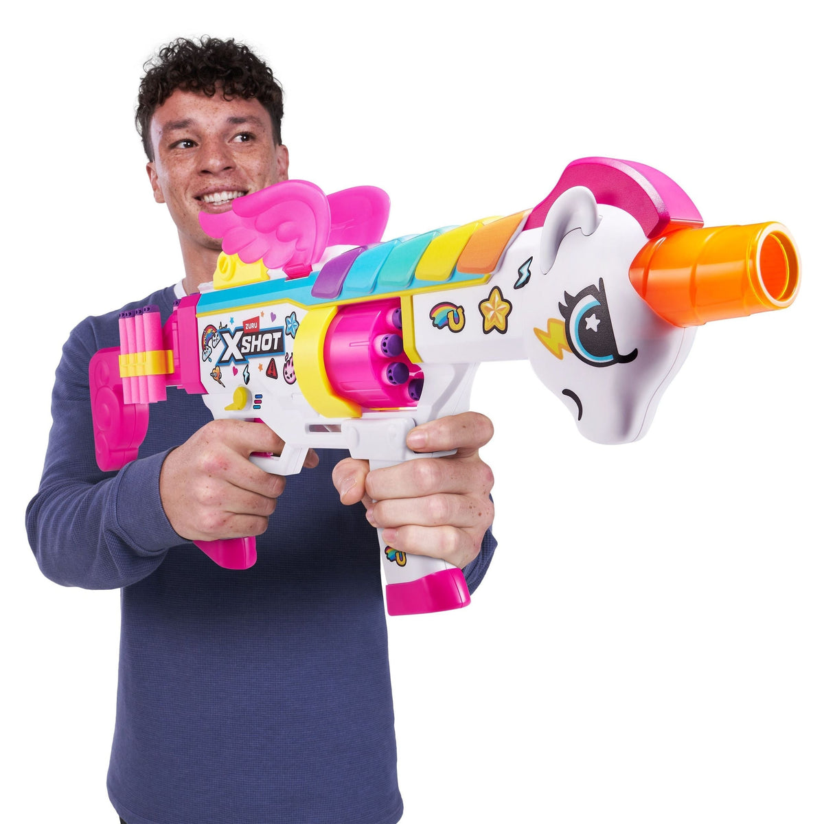 X-Shot Big Rizz Blastercorn Foam Dart Toy Blaster with 24 Darts P4Z2 - product image 5