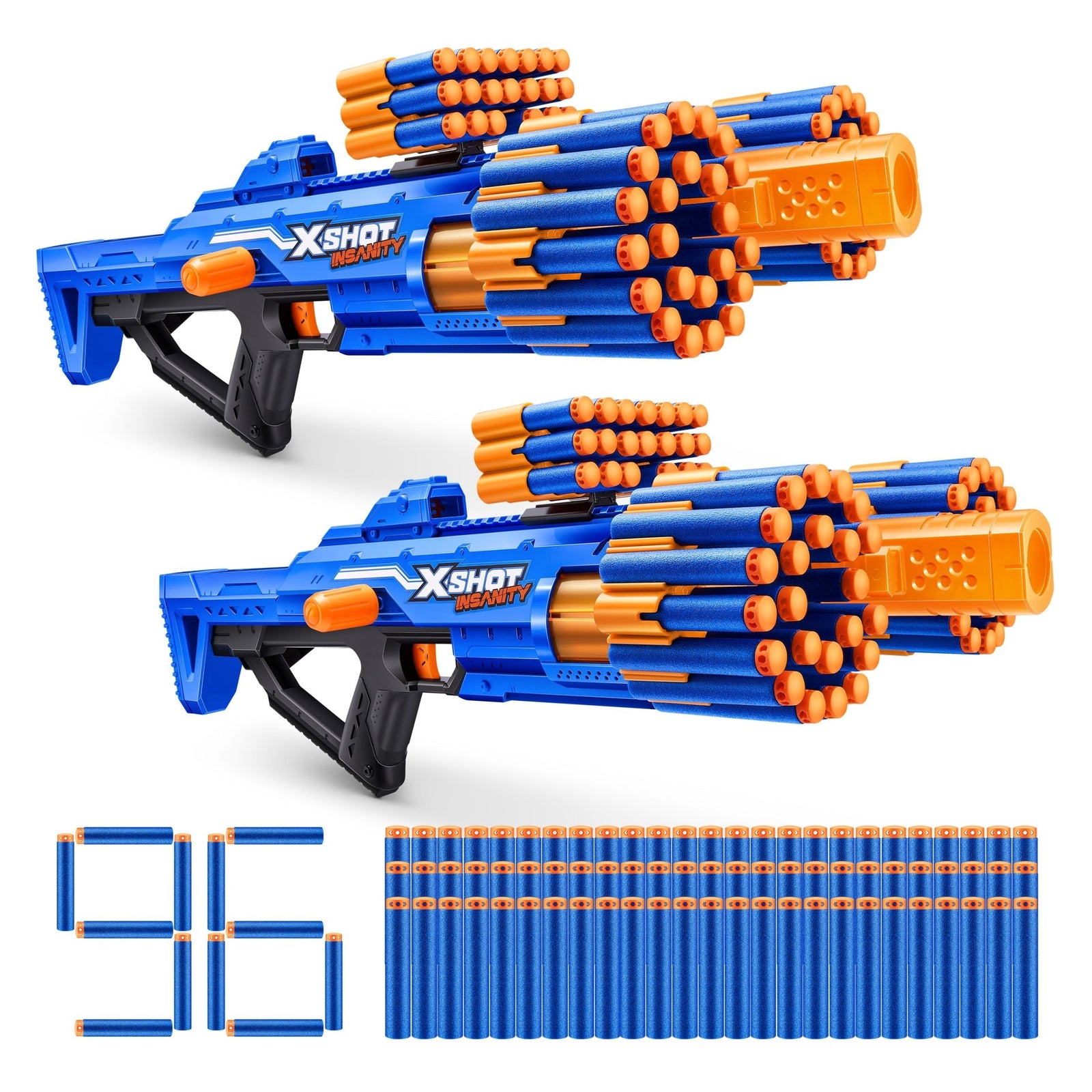 X-Shot Insanity-Series 1 Berzerko Dart Blaster with 96 Darts, 2-pk, Ages 8+ N4R8 - product image 8