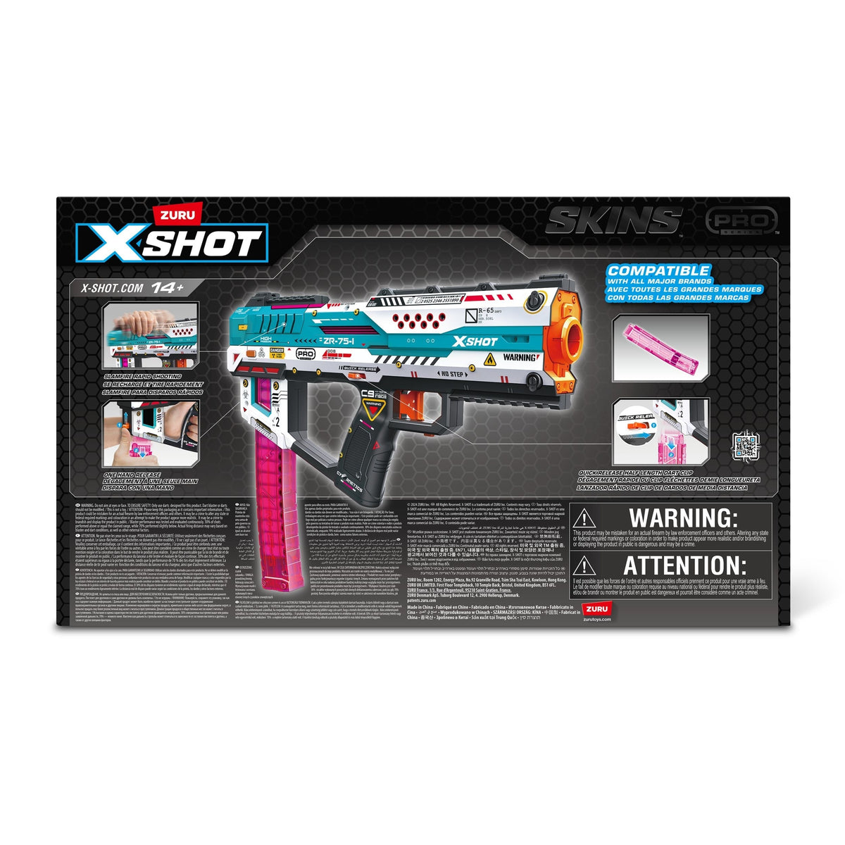 X-Shot Performance Fury-X Dart Blaster with 40 Darts S2E9 - product image 2